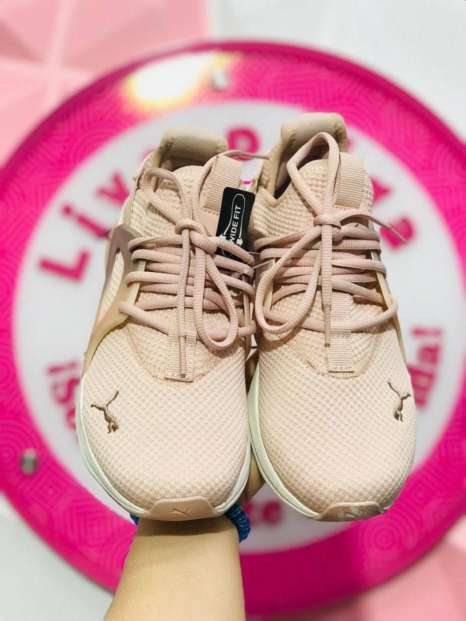 Tenis Puma Wide Fit Rosa Nude Talla 22.5 Mex