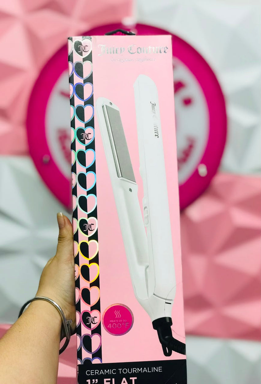 Plancha Juicy Couture 1" Flat Iron Ceramic Tourmaline Placas Flotantes 400°F Original 💖✨