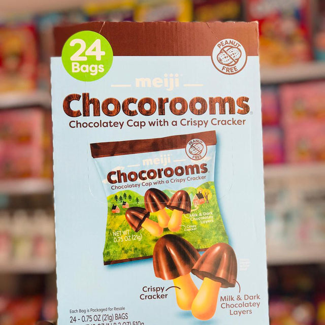 Meiji Chocorooms – Galletas Crujientes de Chocolate (510 g)