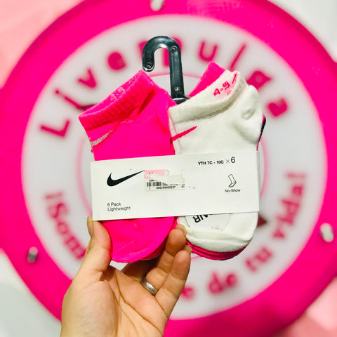 Paquete 6 Pares Calcetines Nike Lightweight Niña