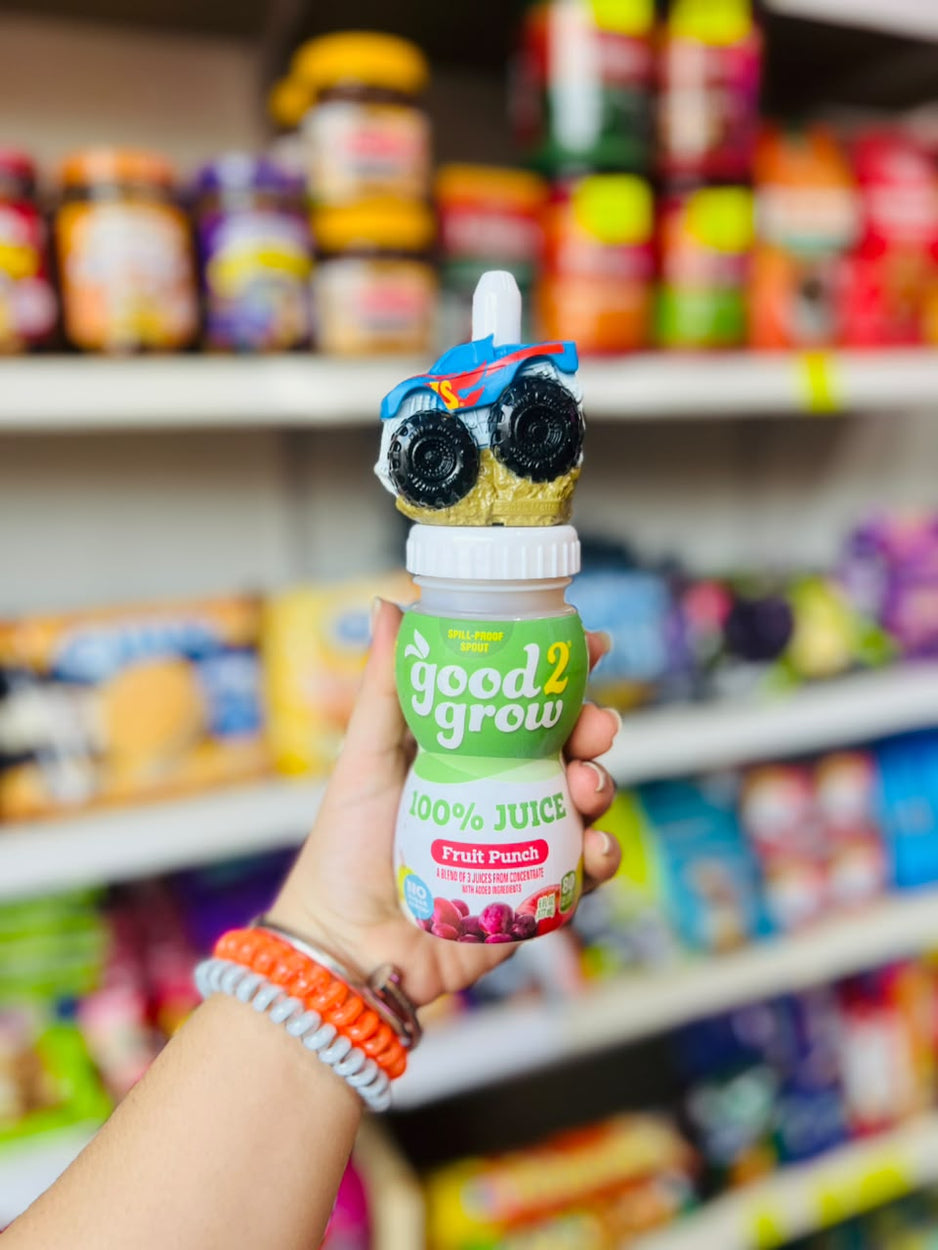 🧃 Juguito Good2Grow 100 por ciento Juice Fruit Punch con Tapita Monster Truck Hot Wheels 177ml 🧃.