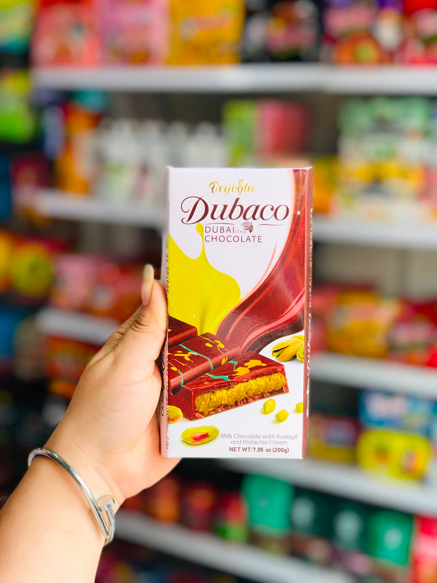 🍫 Dubaco Dubai Chocolate Tamaño "Grande"– Chocolate con Pistache y Kadayif 💚