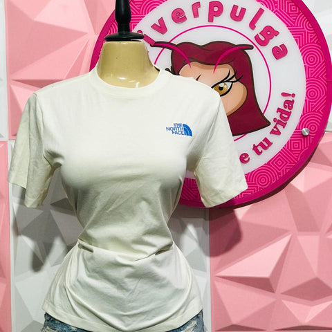 Playera The North Face Crema Never Stop Exploring Talla M