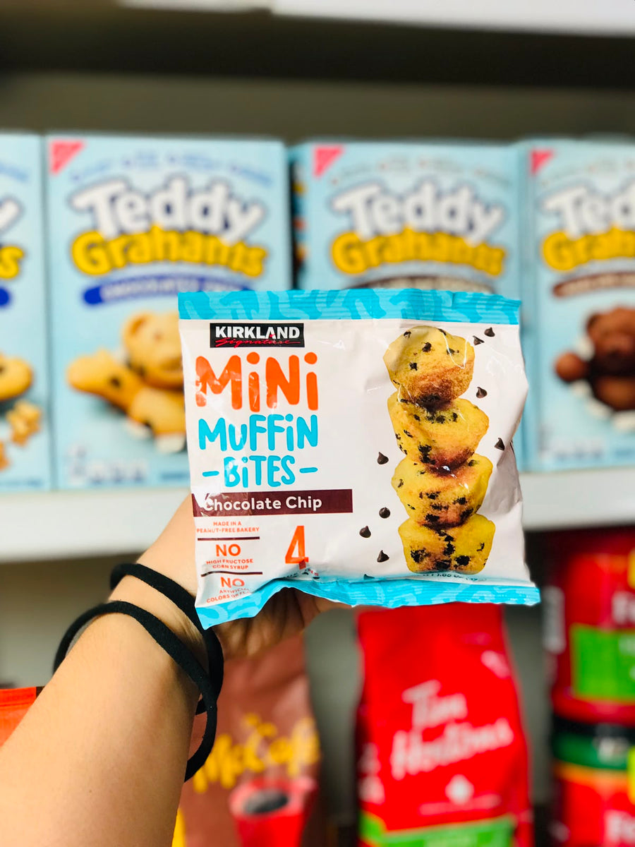 🩵Kirkland Signature Mini Muffin Bites Chocolate Chip 🧁🍫