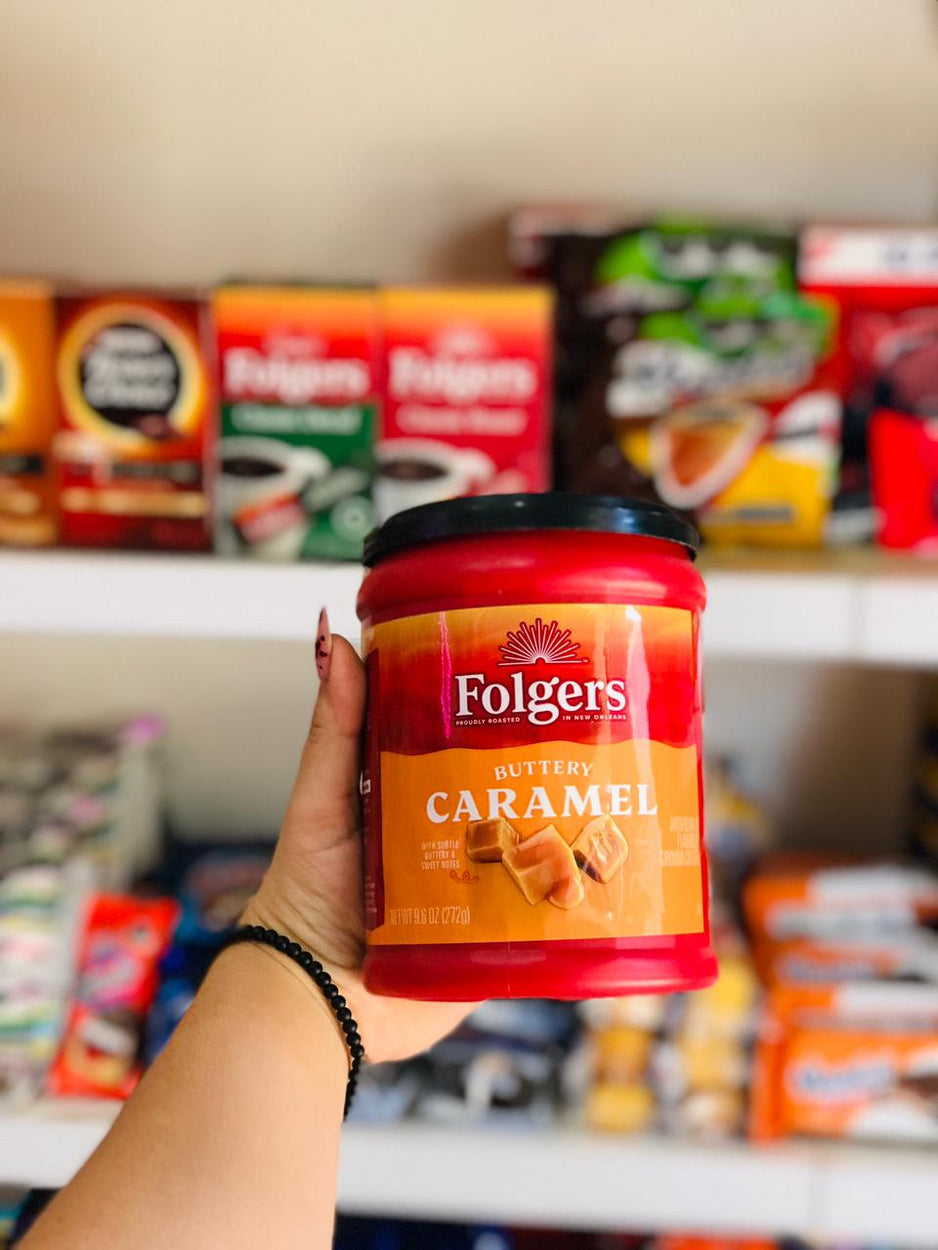 Folgers Buttery Caramel – Café Molido Sabor Caramelo