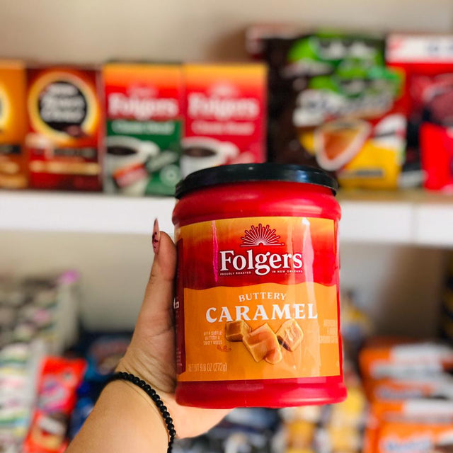 Folgers Buttery Caramel – Café Molido Sabor Caramelo