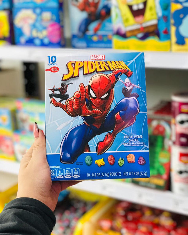 💙❤️Marvel Spider-Man Fruit Snacks de Betty Crocker 🕷️🕸️