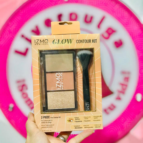 Glow Contour Kit IZME New York – Contorno + Rubor + Iluminador
