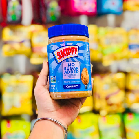 Skippy No Sugar Added Chunky Peanut Butter