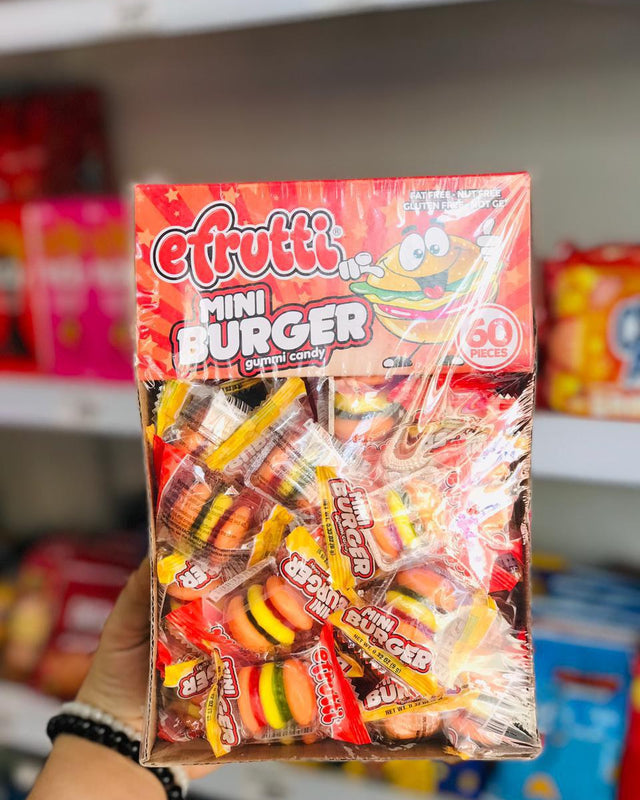 🍔🍭 eFrutti Mini Burger Gummi Candy🤤
