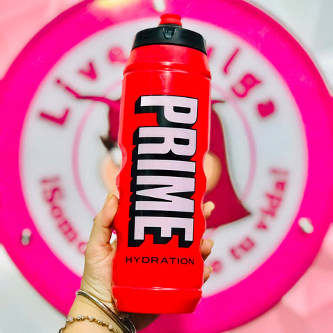 Botella Deportiva Prime Hydration Roja 30 oz