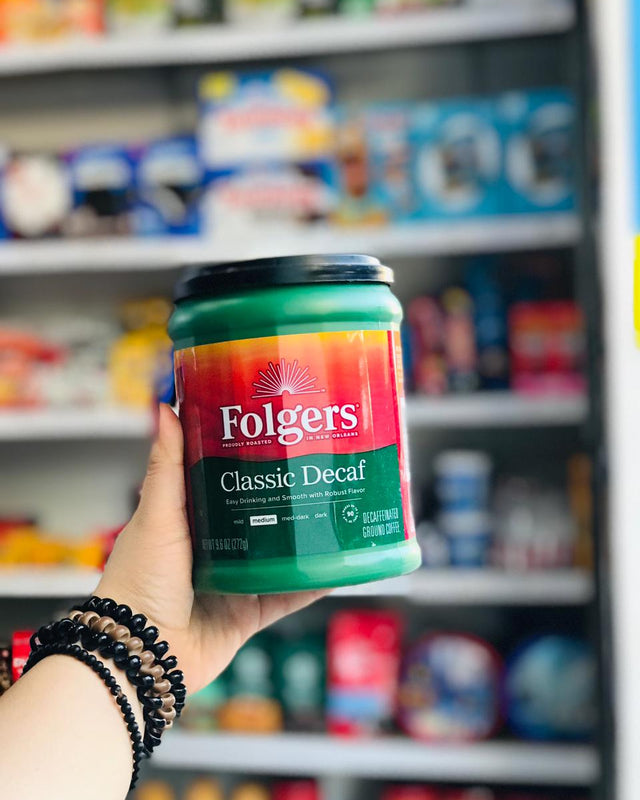 🌿 Folgers Classic Decaf – Café Molido Descafeinado💚