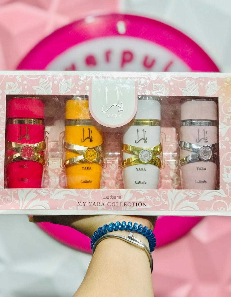 Set Perfumes Lattafa My Yara Collection (4 piezas, 25ml c/u)