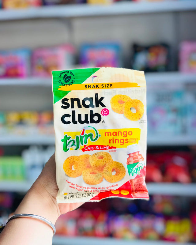 Snak Club Tajín Mango Rings 🥭🌶️