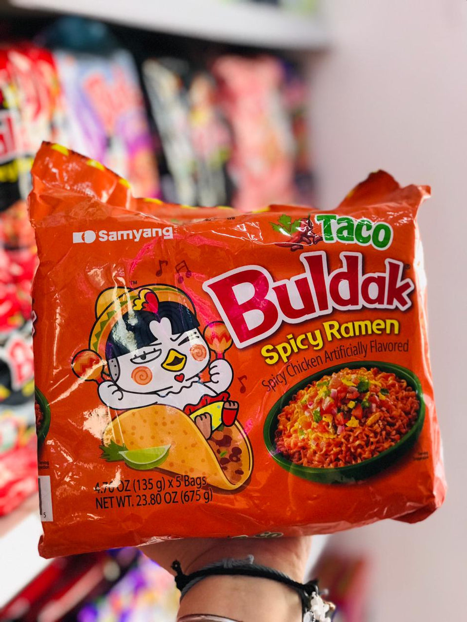Paquete Samyang Buldak Taco Spicy Ramen