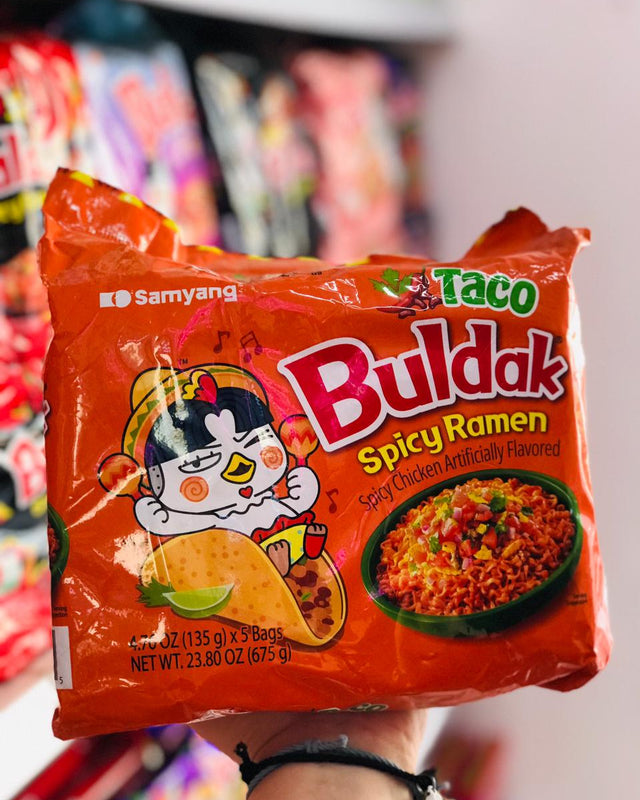 Paquete Samyang Buldak Taco Spicy Ramen 🌮🔥