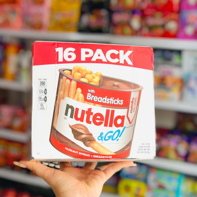 Nutella & GO! – Crema de Avellana con Palitos (16 piezas)