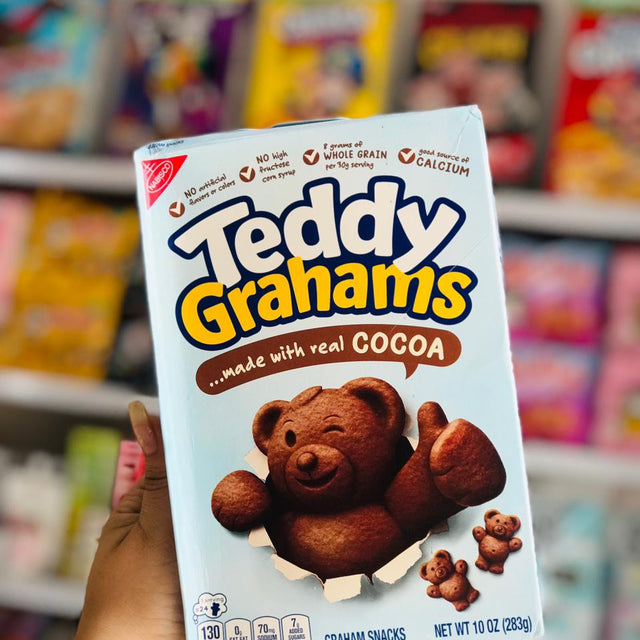 Teddy Grahams Cocoa – Galletas Graham de Cacao | Caja 283 g