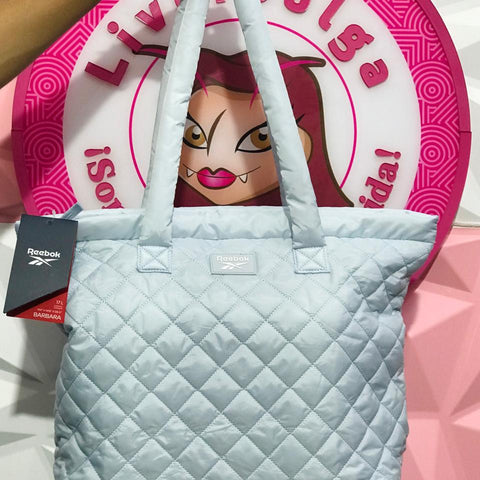 Bolsa Reebok Tote Acolchada Barbara Azul Cielo 17L