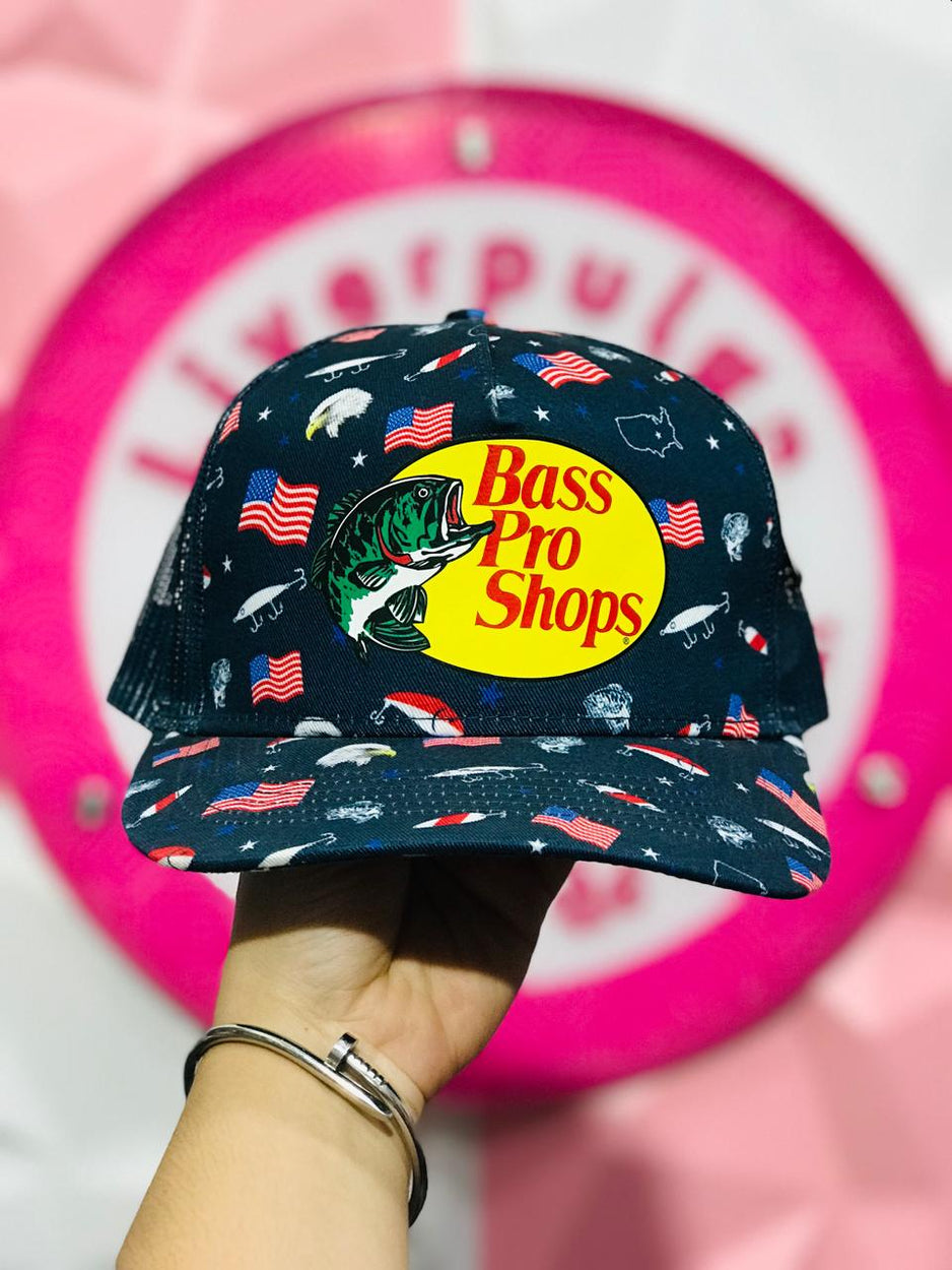 Gorra Bass Pro Shops Edición Especial Americana Estampada
