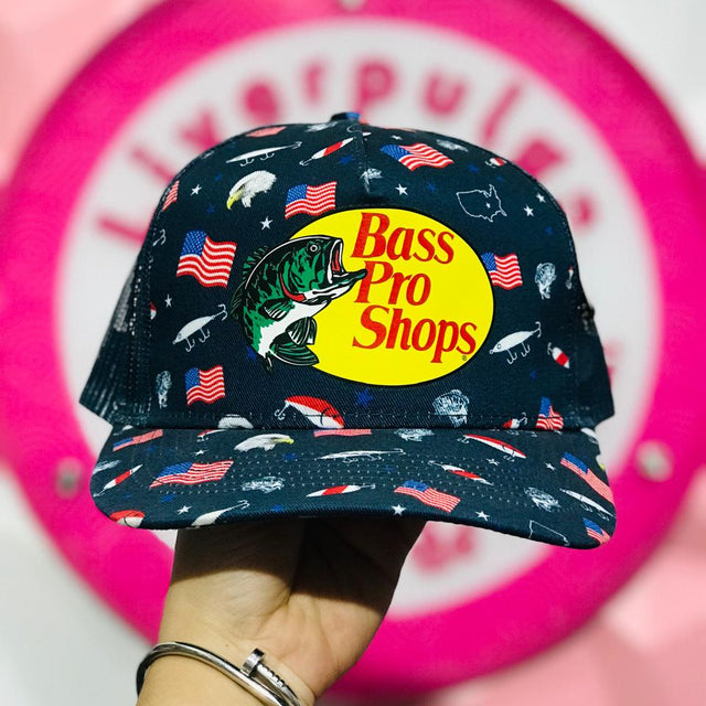 Gorra Bass Pro Shops Edición Especial Americana Estampada