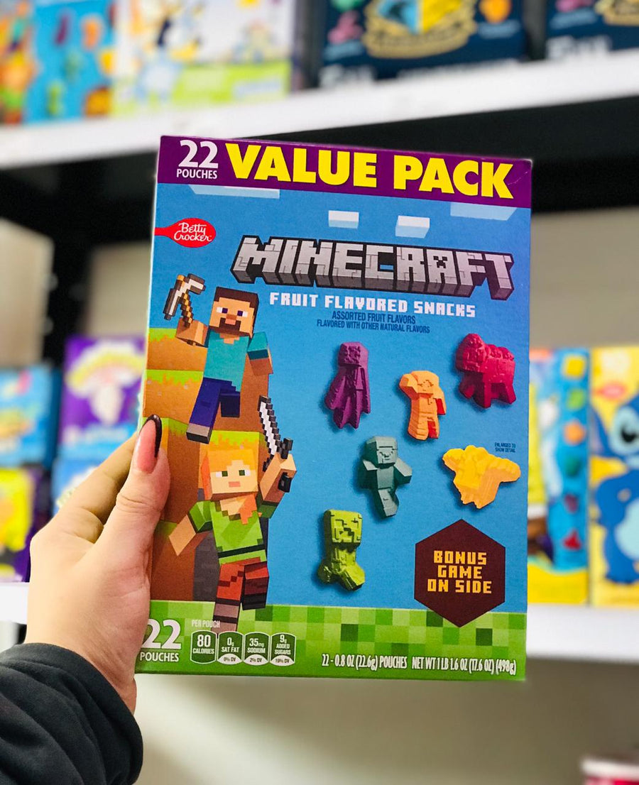 🤩Minecraft Fruit Snacks de Betty Crocker ⛏️🧊