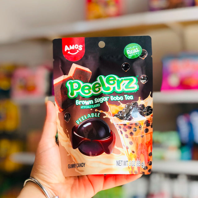 Amos Peelerz Brown Sugar Boba Tea