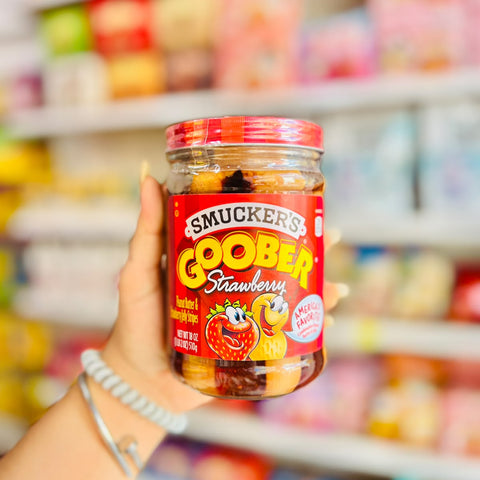 🥜 Crema Smucker's Goober Strawberry Peanut Butter y Mermelada de Fresa 510g 🍓.