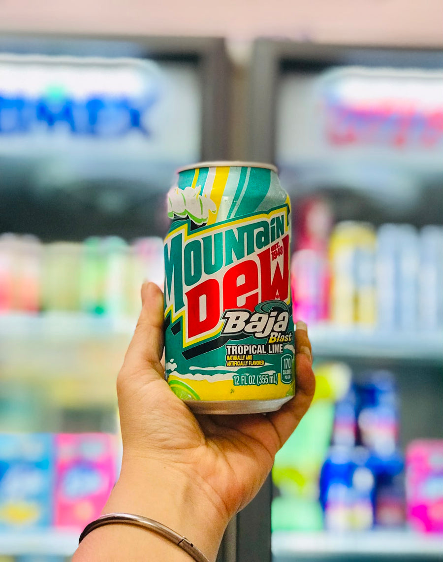 Mountain Dew Baja Blast Tropical Lime 🌊💚🌀