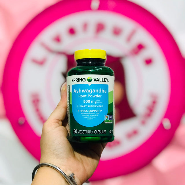 Spring Valley Ashwagandha 500mg – 60 Cápsulas