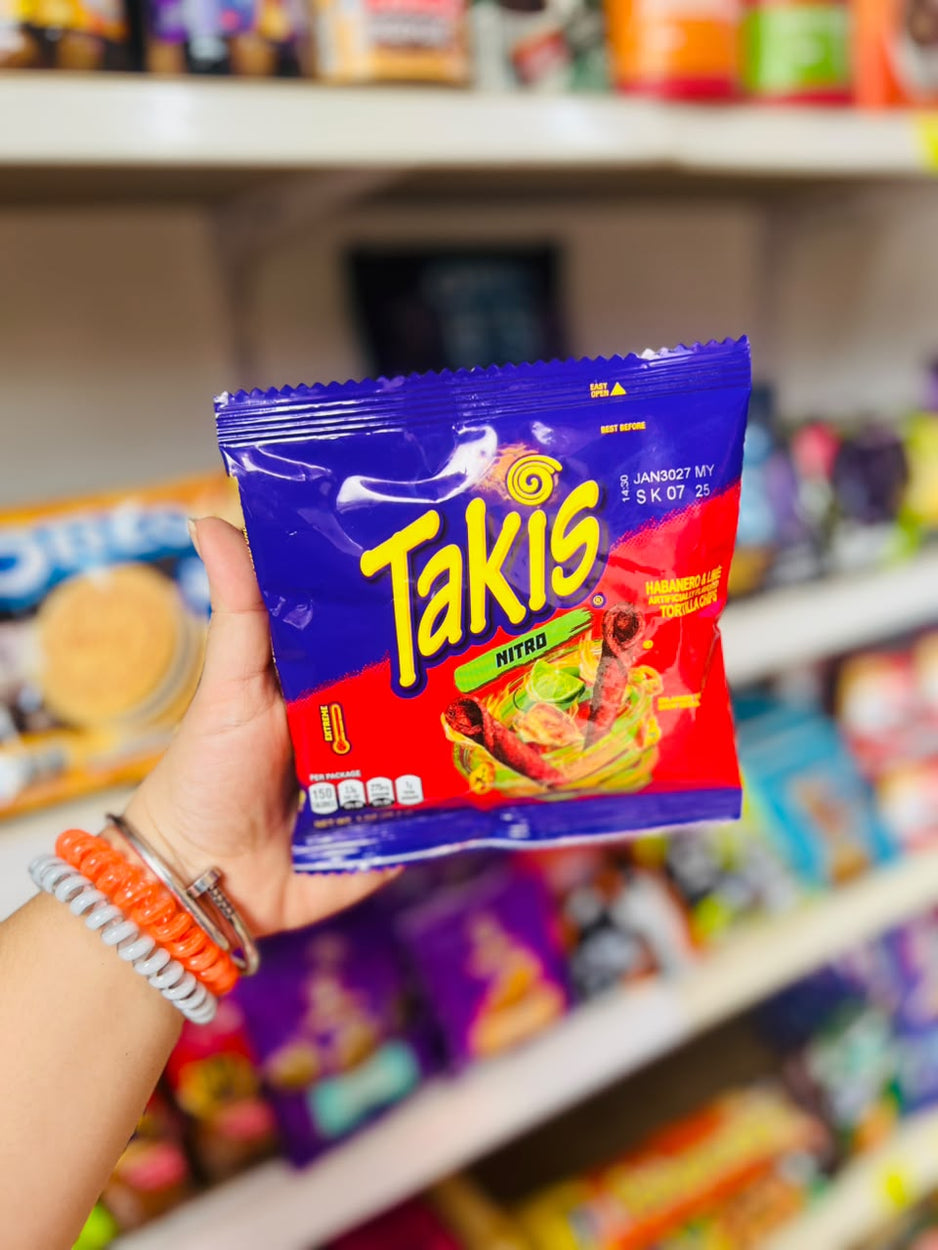 ❤️ Takis Nitro Habanero and Lime Tortilla Chips 28g ❤️.