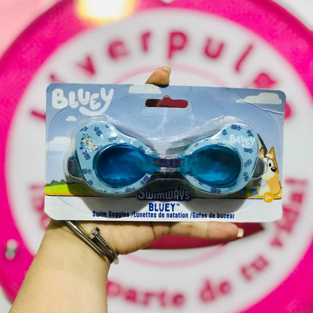 Goggles de Natación Bluey SwimWays Lentes Azules