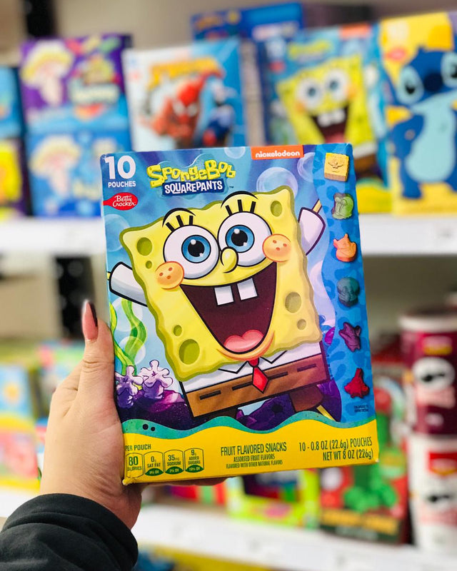 💛SpongeBob SquarePants Fruit Snacks de Betty Crocker 🧽🍍