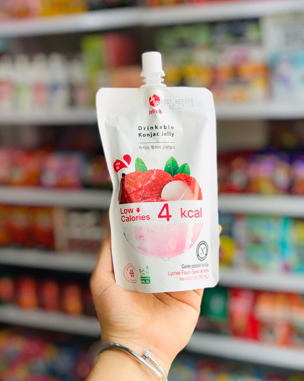 Jelly.B Drinkable Konjac Jelly - Litchi/Lychee