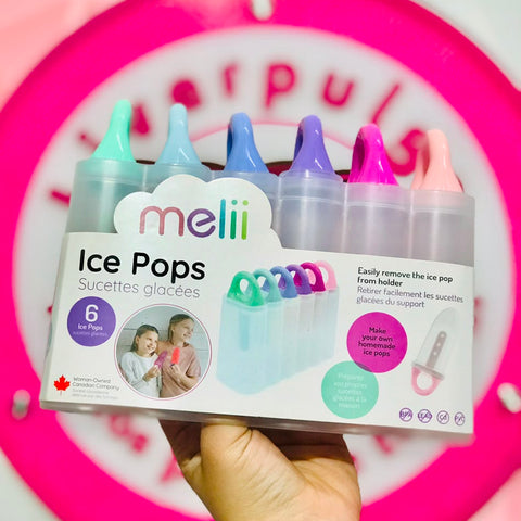 Moldes para Paletas Melii Ice Pops (6 piezas)
