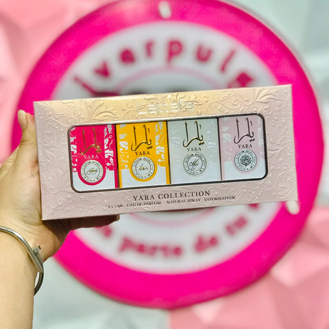 Set de Perfumes Lattafa Yara Collection 4 Piezas
