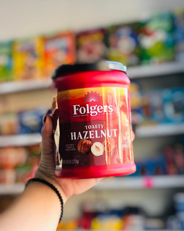 🌰 Folgers Toasty Hazelnut – Café Molido Sabor Avellana🤎