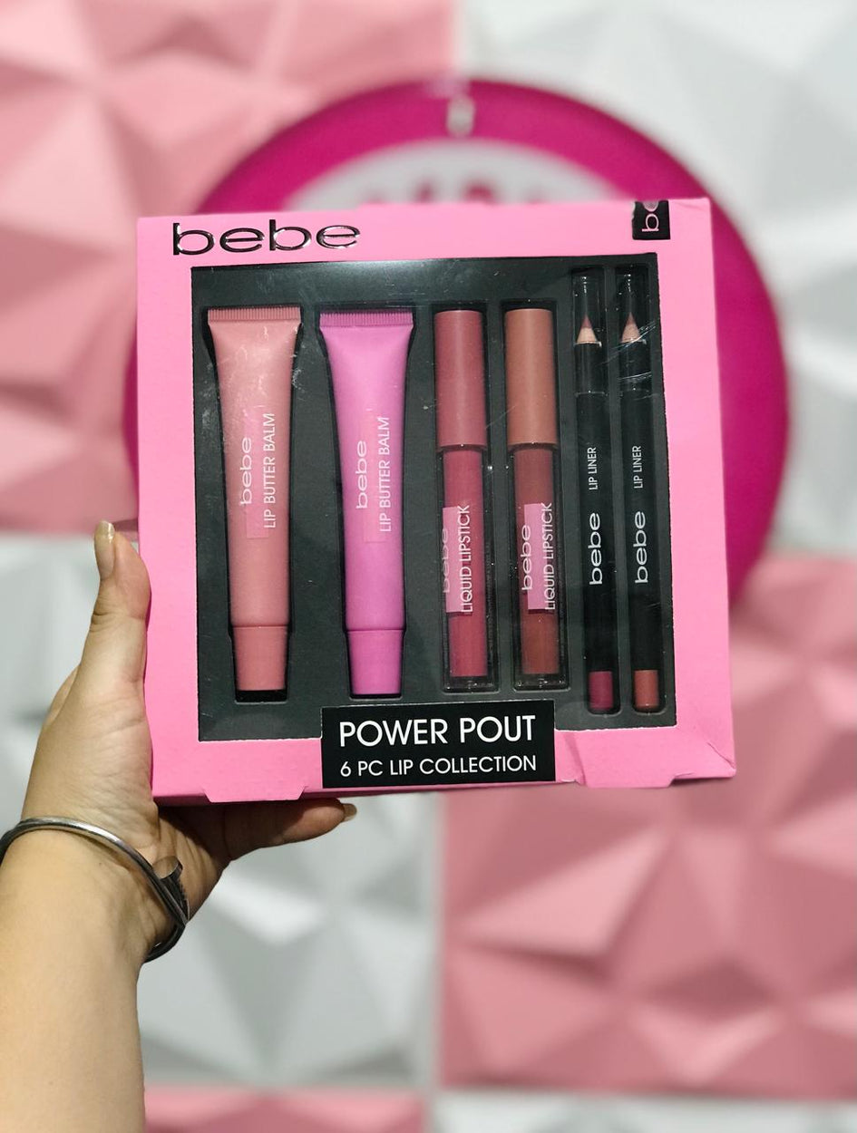 💄 Set de Labiales Bebe Power Pout – 6 Piezas 💋✨