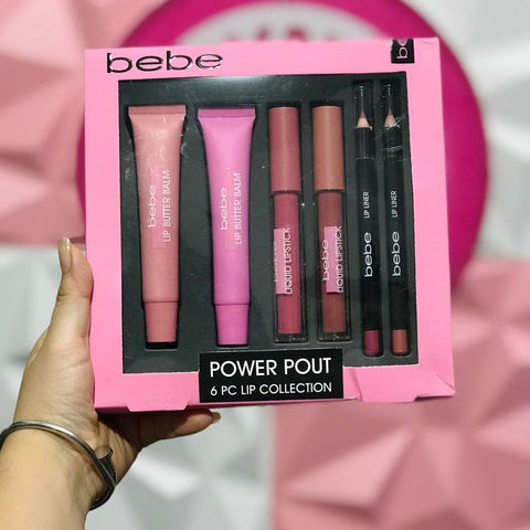 Set de Labiales Bebe Power Pout – 6 Piezas