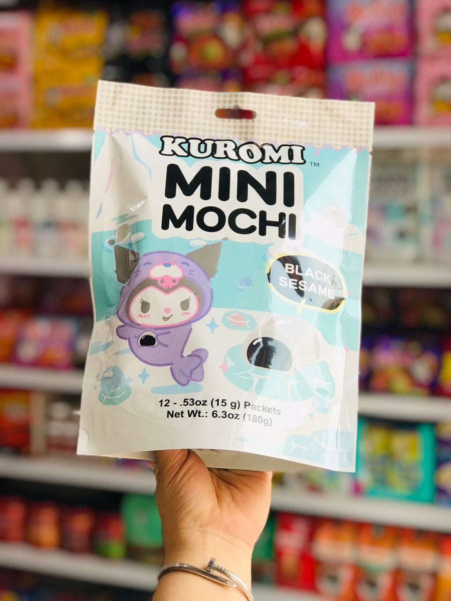 ✨Paquete Kuromi Mini Mochi Black Sesame 💜🍡