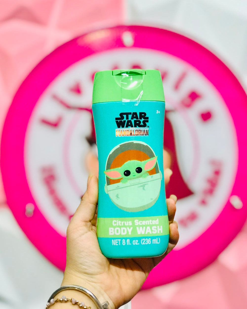 💚💙👶💫🚀 Jabón Corporal Star Wars The Mandalorian Grogu Baby Yoda Citrus Scent 236 ml 🚀💫👶💙💚.