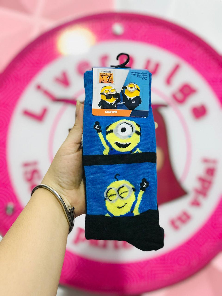 Calcetines Largos Minions Mi Villano Favorito 4 Originales