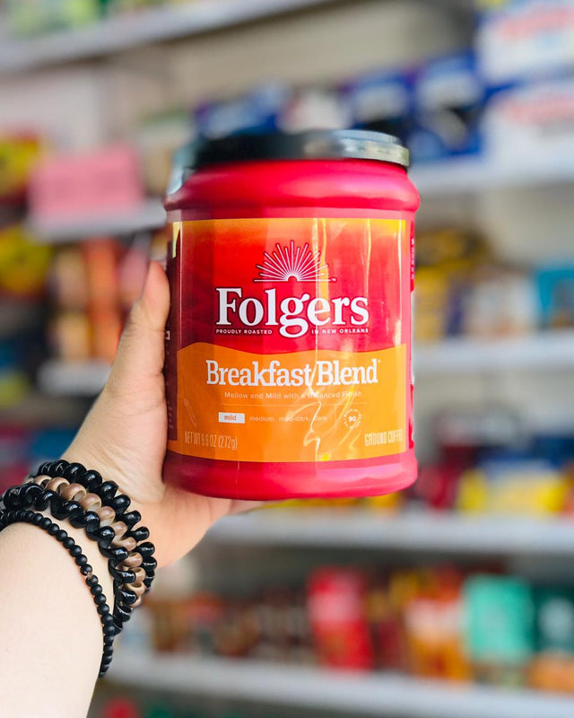 🌅 Folgers Breakfast Blend – Café Molido✨